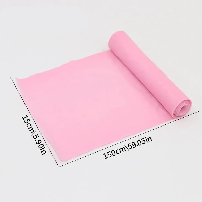 1 Pc TPE Yoga Tension Sheet Elastic Band Fitness Exercise Resistance