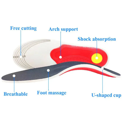 Orthotic Insole Arch Support Flatfoot Orthopedic Insoles For Feet Ease