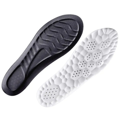 5D Sports Insoles for Shoes PU Soft Running Insole for Feet Breathable