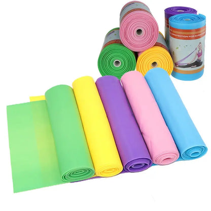 1 Pc TPE Yoga Tension Sheet Elastic Band Fitness Exercise Resistance