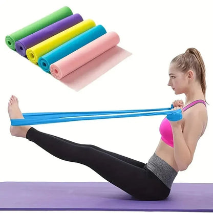 1 Pc TPE Yoga Tension Sheet Elastic Band Fitness Exercise Resistance